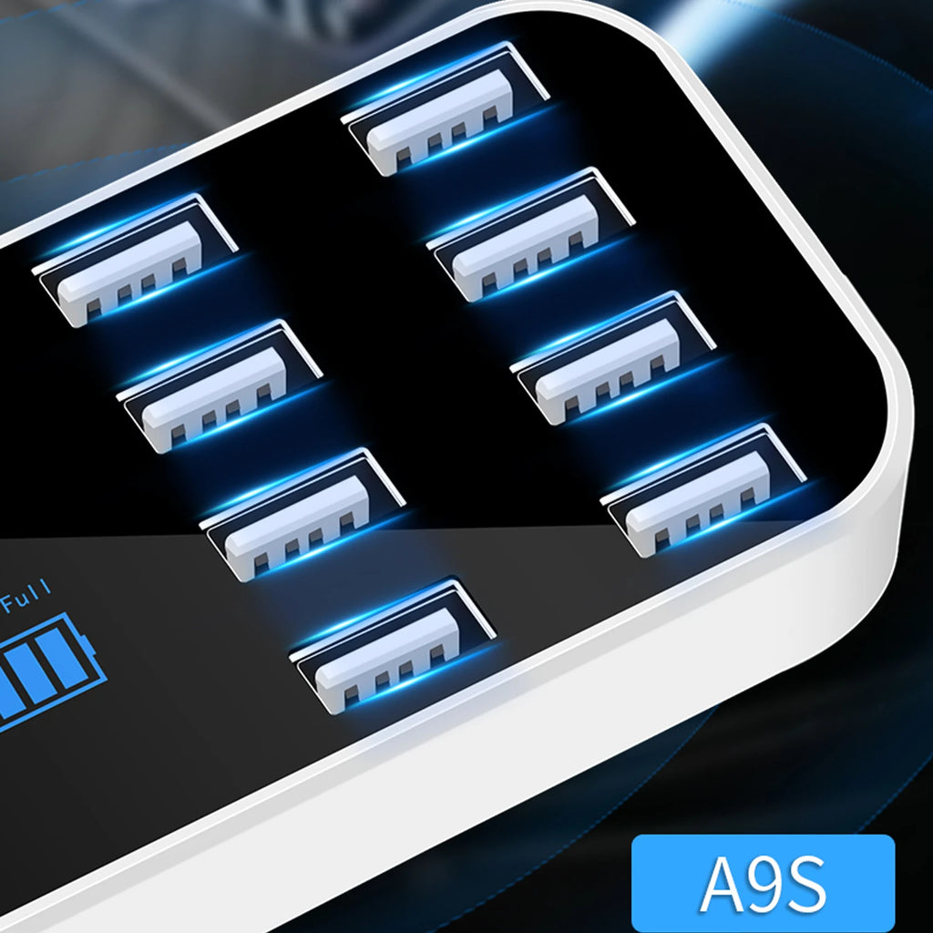 8 Ports USB Car Charger Fast Charging Phone Charger Multi US