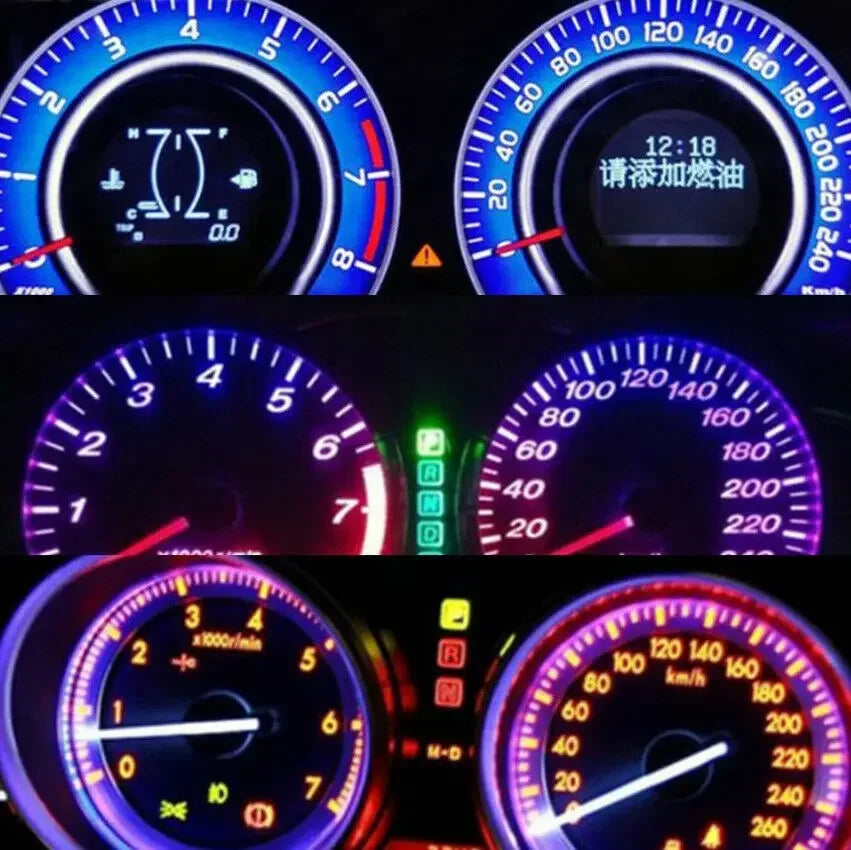 5/10Pcs 12V T5 LED Car Instrument Panels Bulbs High-quality 