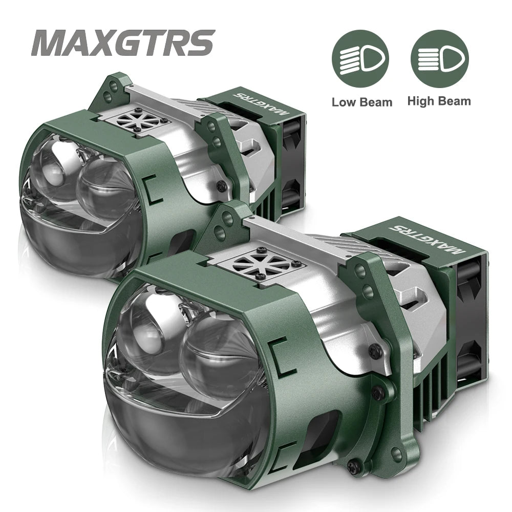 MAXGTRS 3.0 Bi LED Lenses for Headlights Ice Lense Auto LED 