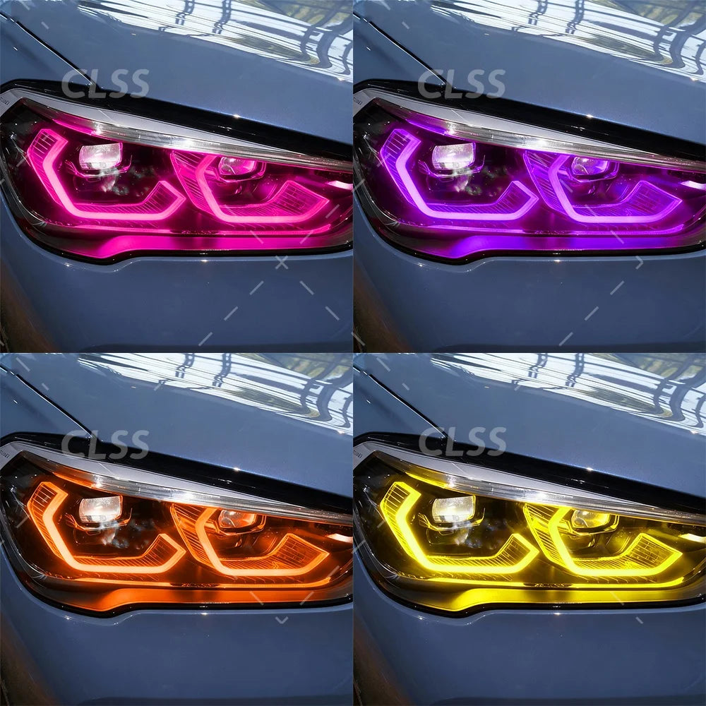 DRL LED Boards For BMW X1 F48 F49 LCI 2019-2023 ICON Headlight Daytime Running Light Turn Signal Module