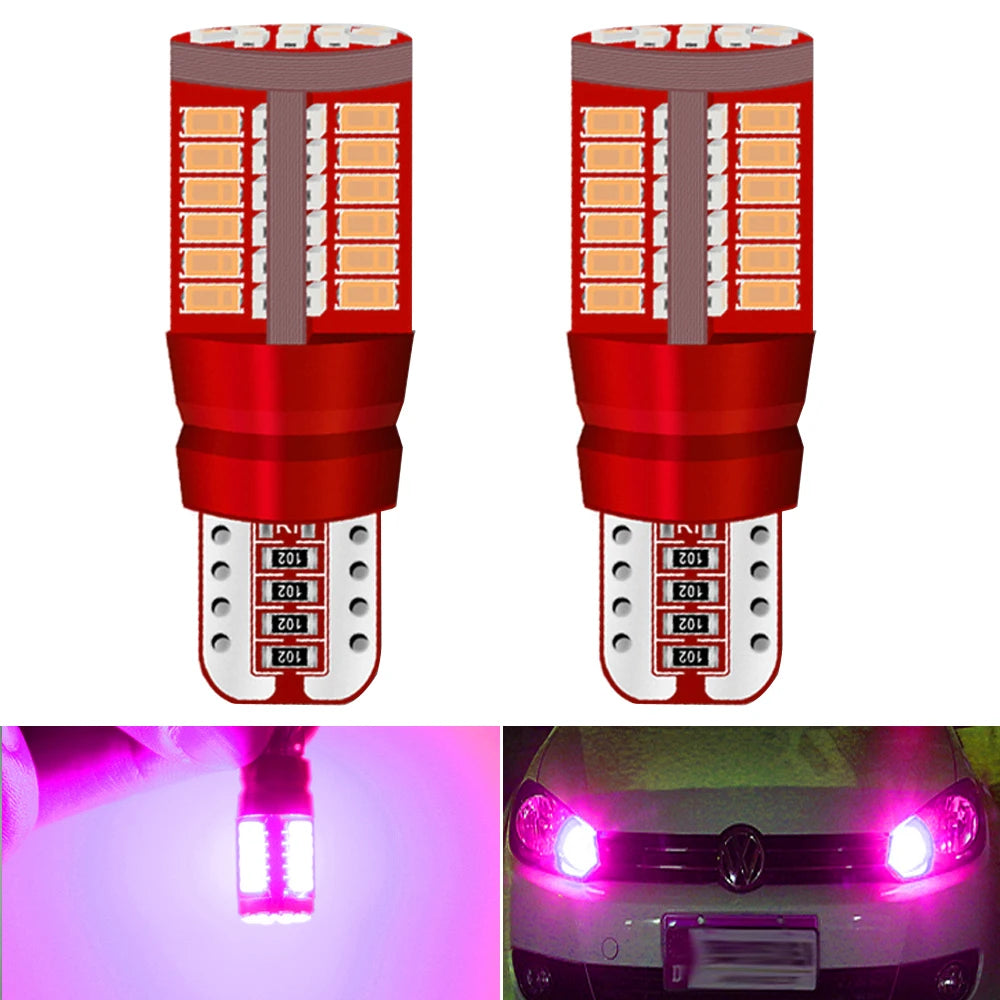 2pcs T10 W5W Car Interior Reading Dome Light Side Marker Lamp 168 194 LED Auto Wedge Parking Bulb For Golf 7 4 6 Mk7 5 Gti Mk5 3