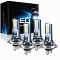 4x H7 LED Headlight Bulb Kit High Low Beam 220W 60000LM Supe