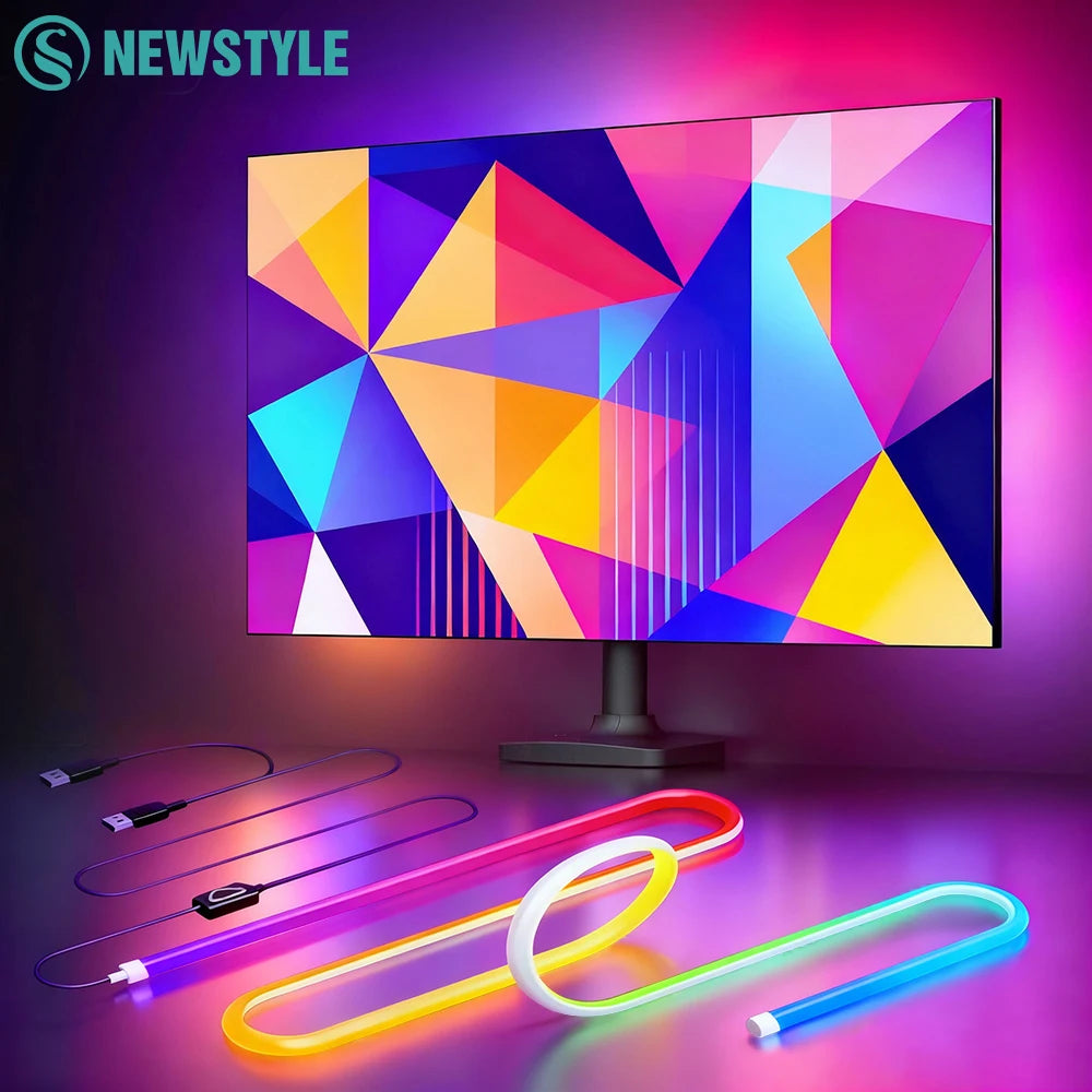 RGB Computer Monitor Screen SYNC Light Strip Backlights Ligh