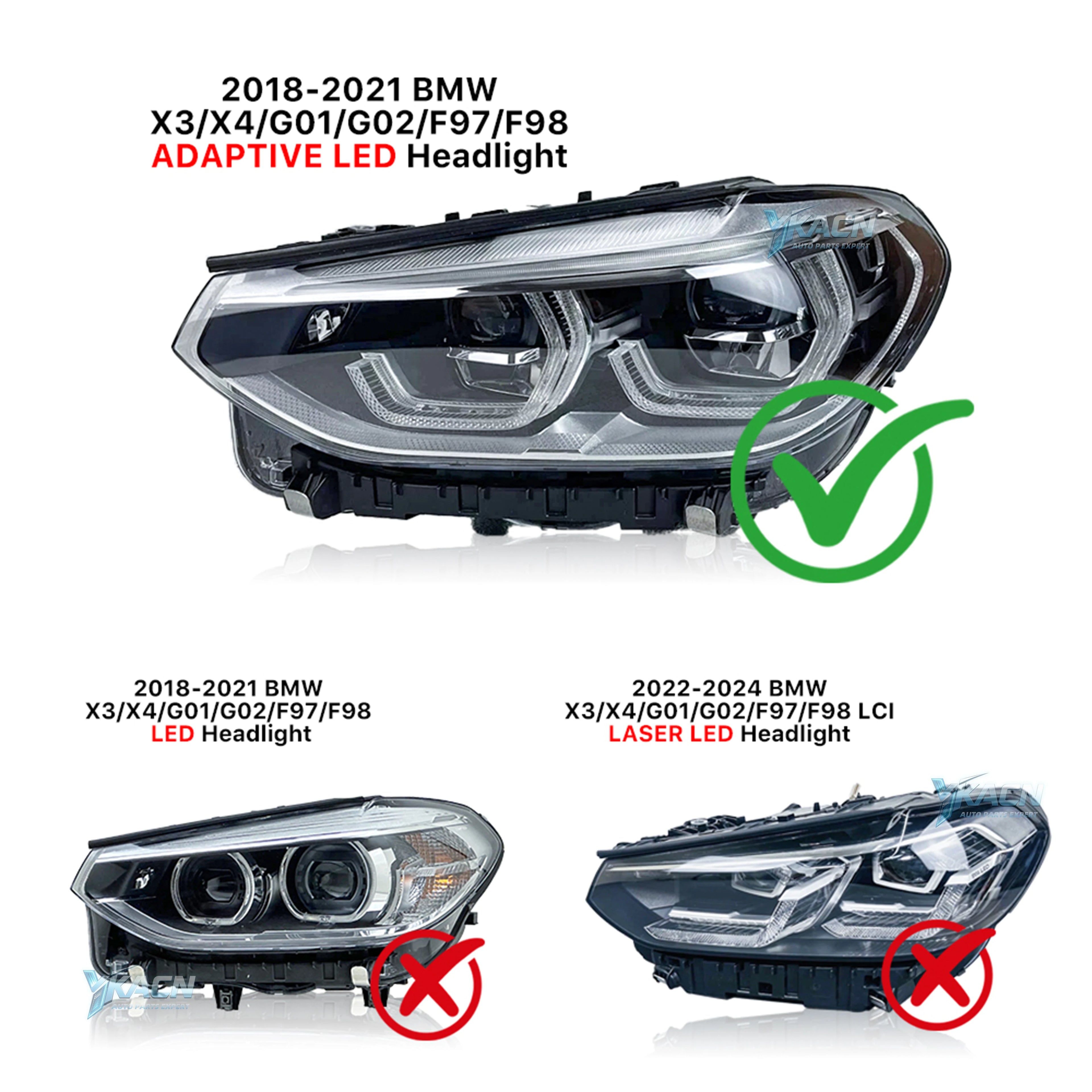 Angel Eye DRL Module 63117466107 7466108 For BMW 18-21 X3 G01 X3M F97 X4 G02 X4M F98 Adaptive for BMW G01 X4M