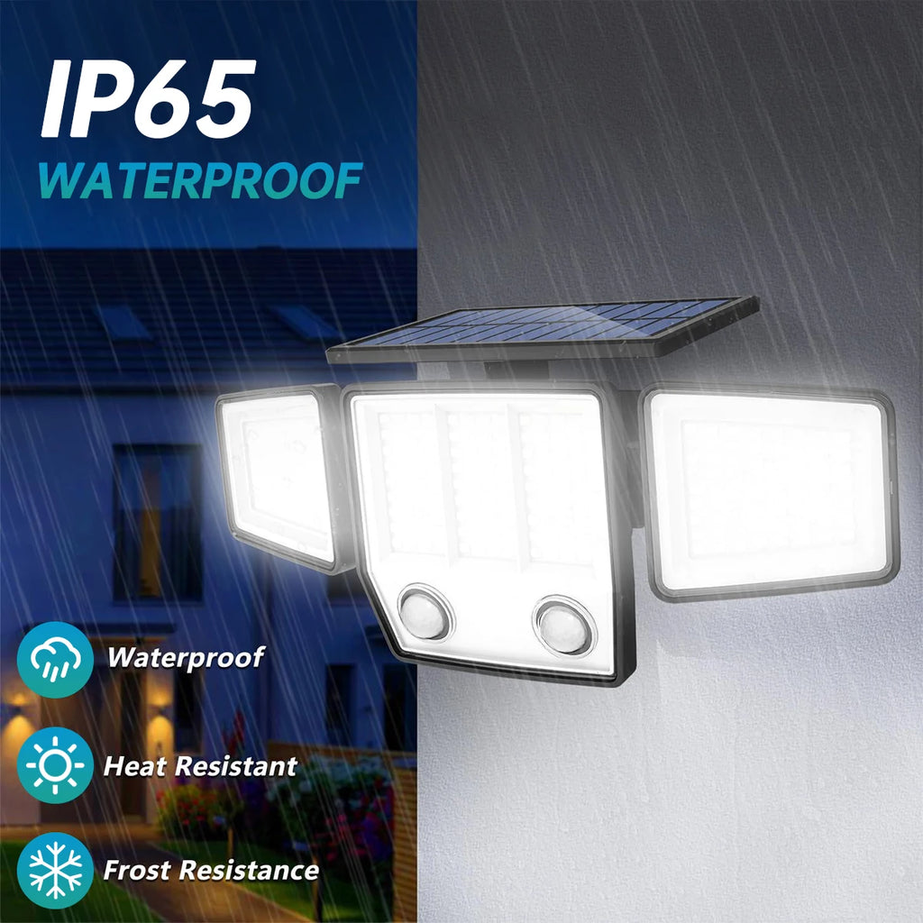 Solar Lights Outdoor Waterproof Super Bright Cordless Solar 