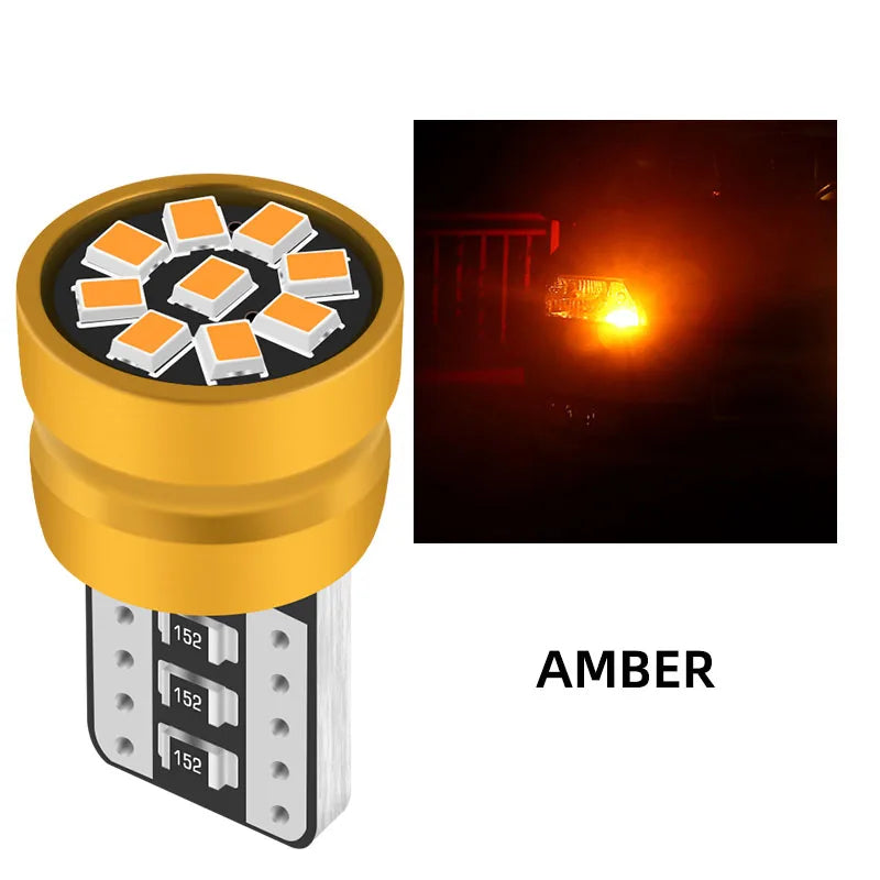 4pcs T10 W5W Canbus LED Bulb 194 168 5W5 Bulb 12V 2016 9SMD Car Clearance Interior Reading Parking Lights Dome Lamp No Error