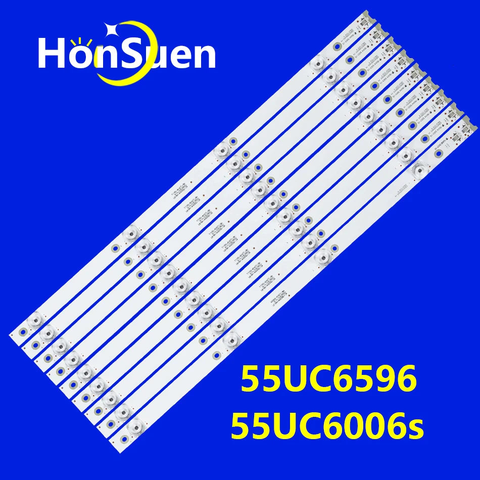 LED Backlight Strip for4 lamp For 55UC6006s 55UC6596 55P3-CUD A 55HR330M04A5 55A950C 4C-LB5504-HR15J HR16