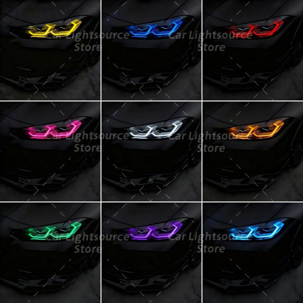 DRL LED Board For BMW M3 M4 G80 G82 G22 G23 G26 420i 430i 2021-2023 Laser Headlight Daytime Running Light