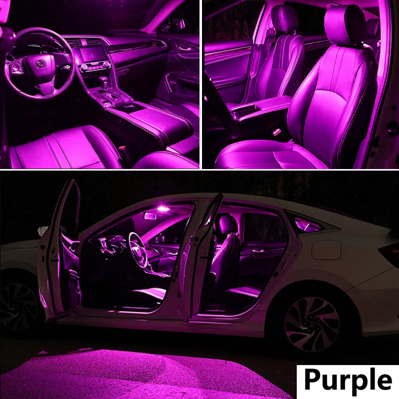 ZITWO 10Pcs Car LED Interior Bulb Kit For Toyota RAV4 MK5 5 V 2019 2020 2021 2022 2023 2024 Map Dome Reading Trunk Light Kit