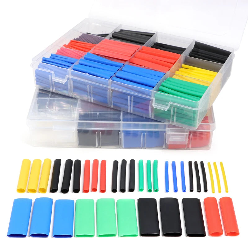 2 1/ 3 1/4 1 Heat Shrink Tube Set 73 900pcs Shrinkage Tubing