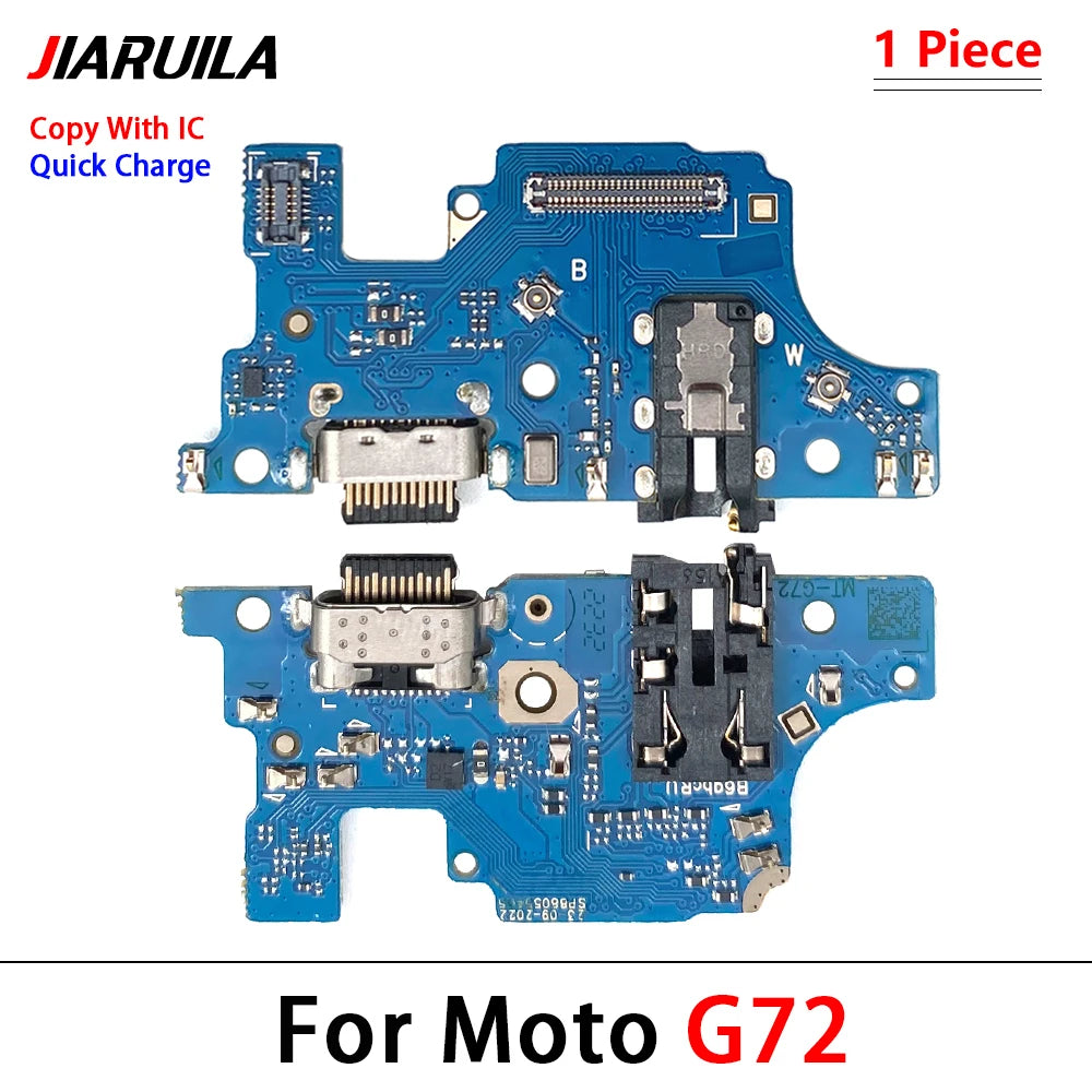 NEW USB Charging Port Socket Board Flex Connector Part For Moto G42 E32 E13 G200 G22 G13 G23 G32 G52 G53 G72 G73 G71S G82 5G G71