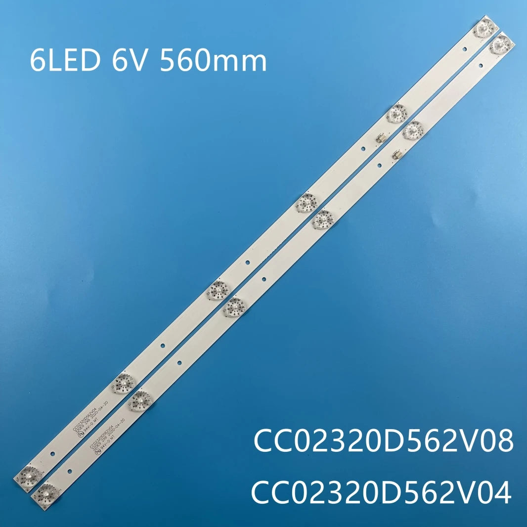 LED Backlight Strip for CC02320D562V08 CC02320D562V04 DEXP H32F8000Q Akira 32led01T2M 32LED06T2W LE-8822A