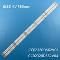 LED Backlight Strip for NVT-32H103W TV's LED Backlight Strips CC02320D562V08 320L(320E9) 2X6 6S1P 1210 Bands