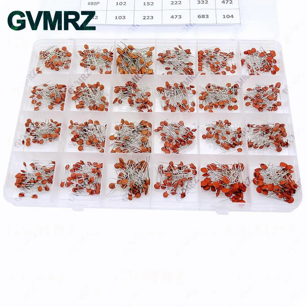 300PCS 960PCS 3600PCS Ceramic Capacitors Kit Electronic Comp