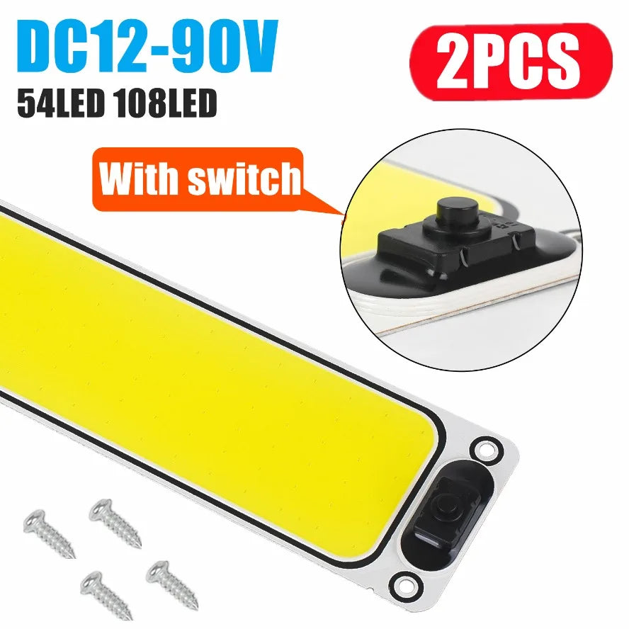 2 1PCS Ultra-bright LED Light Source with Switch Chip Readin