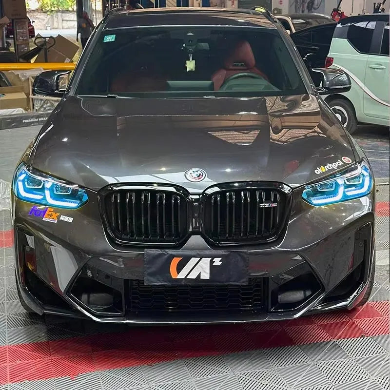 Angel Eye DRL LED Boards For 2022 2023 BMW X3 X3M G01 X4 X4M G02 F97 LCI Headlight Blue Daytime Running Light