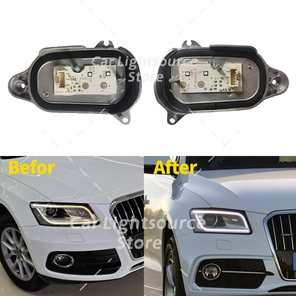 Angel Eye Xenon Headlight DRL Boards 8R0941475B 8R0941476B For Audi Q5 2013-2017
