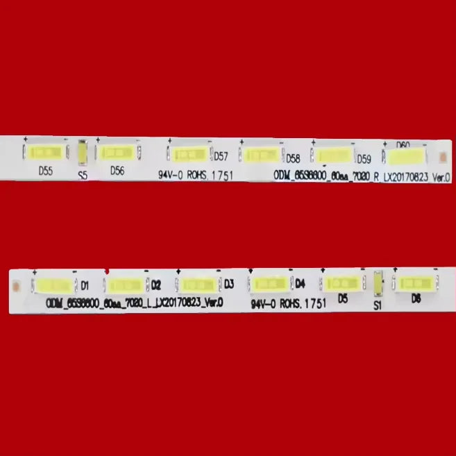 LED Backlight Strip for 2pcs/Kit LED backlight Strips for 65 TV K-LED65UHDSST2