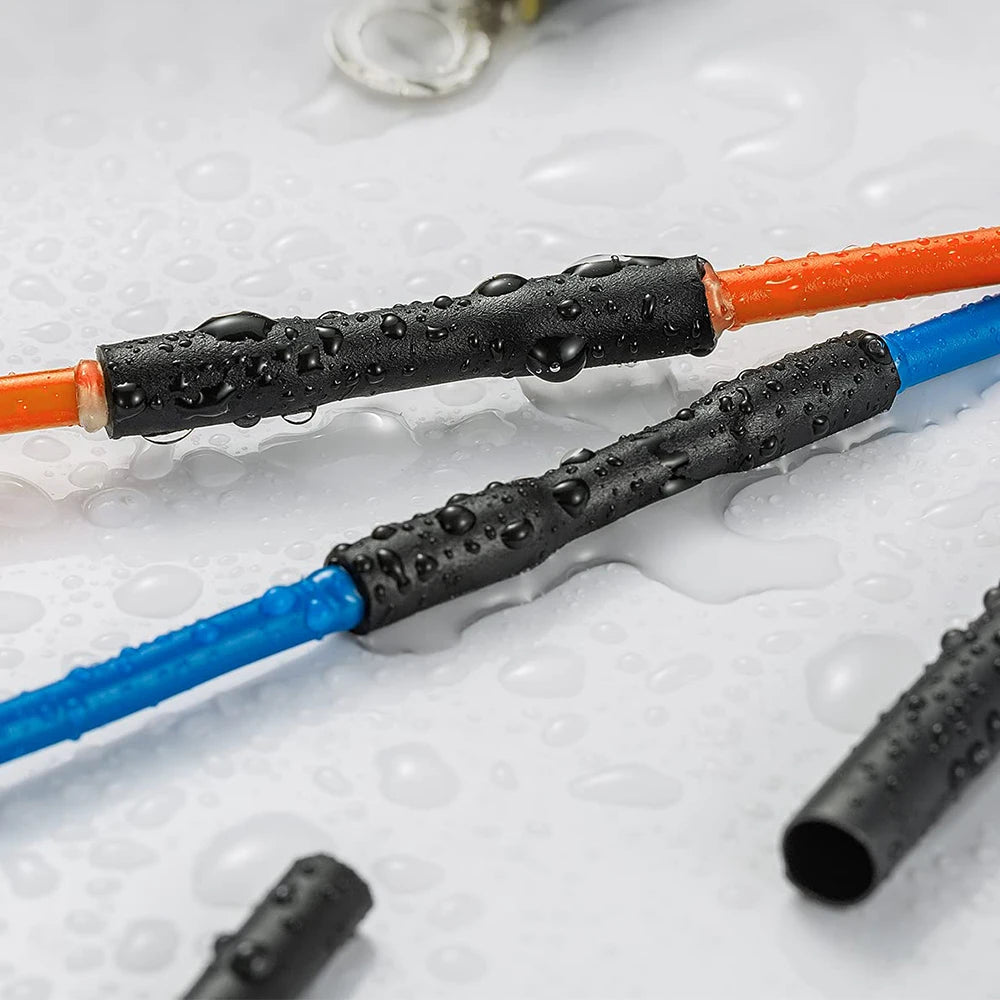 Black Heat Shrink Tube Kit Thermoresistant Tubing Shrink Wir