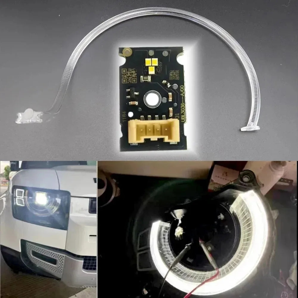 DRL Board Car DRL Headlight Light Guide Strip Daytime Running Light Tube Bar New for Land Rover