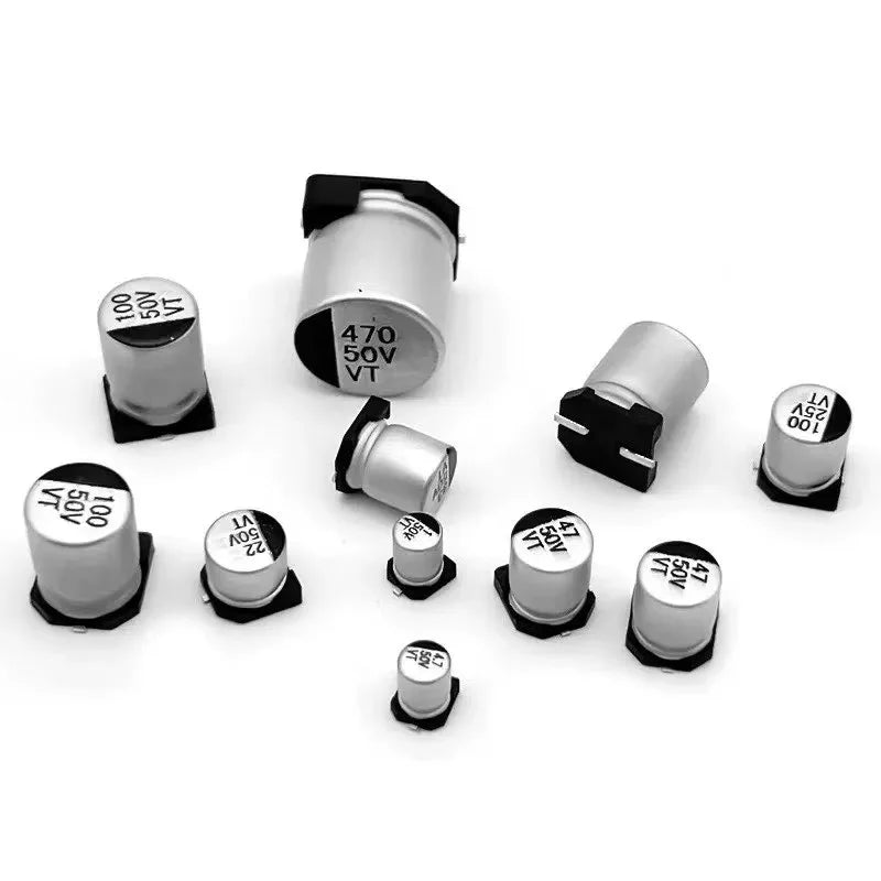 20pcs SMD 50V 35V 25V 16V 10V 100UF 220UF 47UF 33UF 22UF 10U