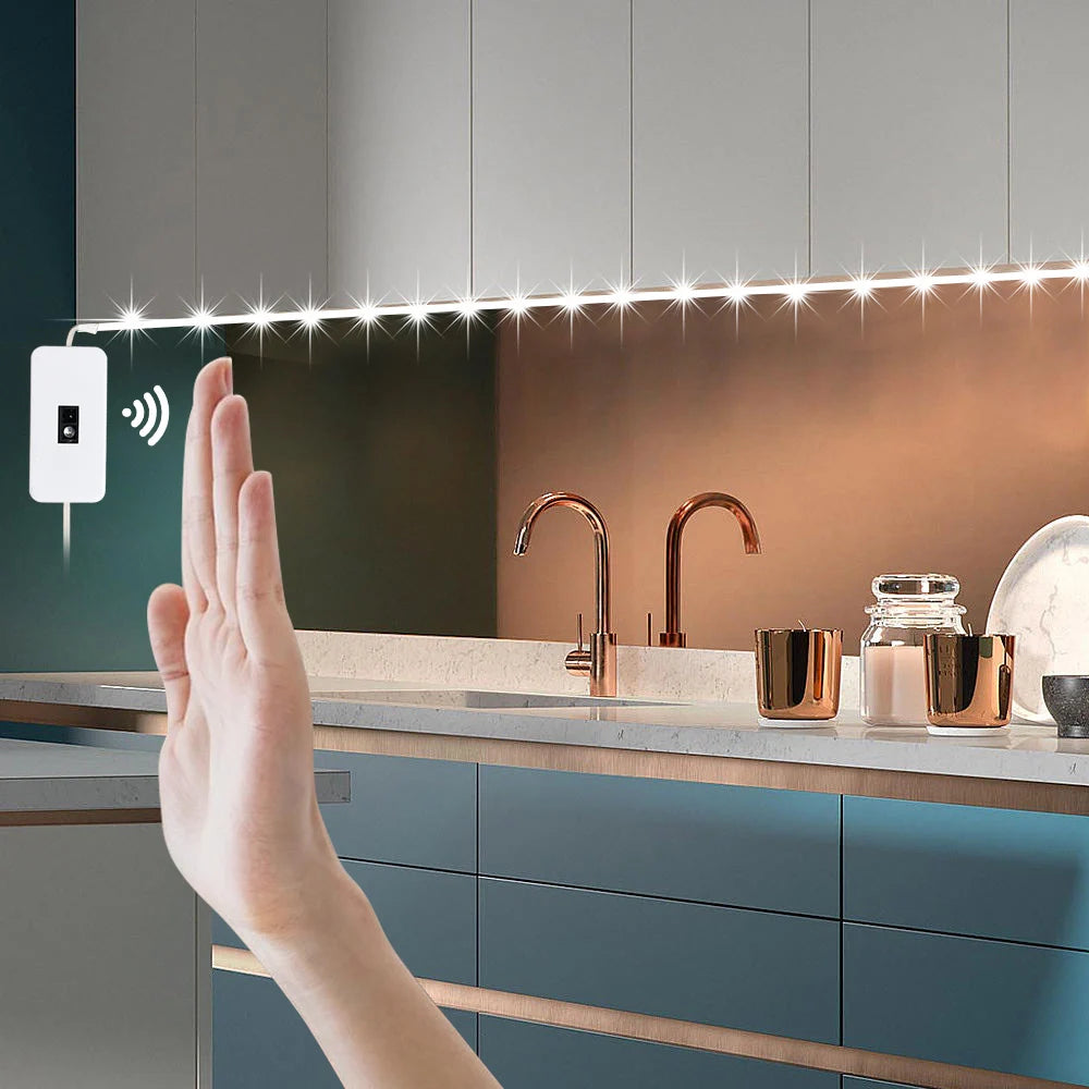 DC 5V Lamp USB Motion LED Backlight TV Kitchen LED Strip Han