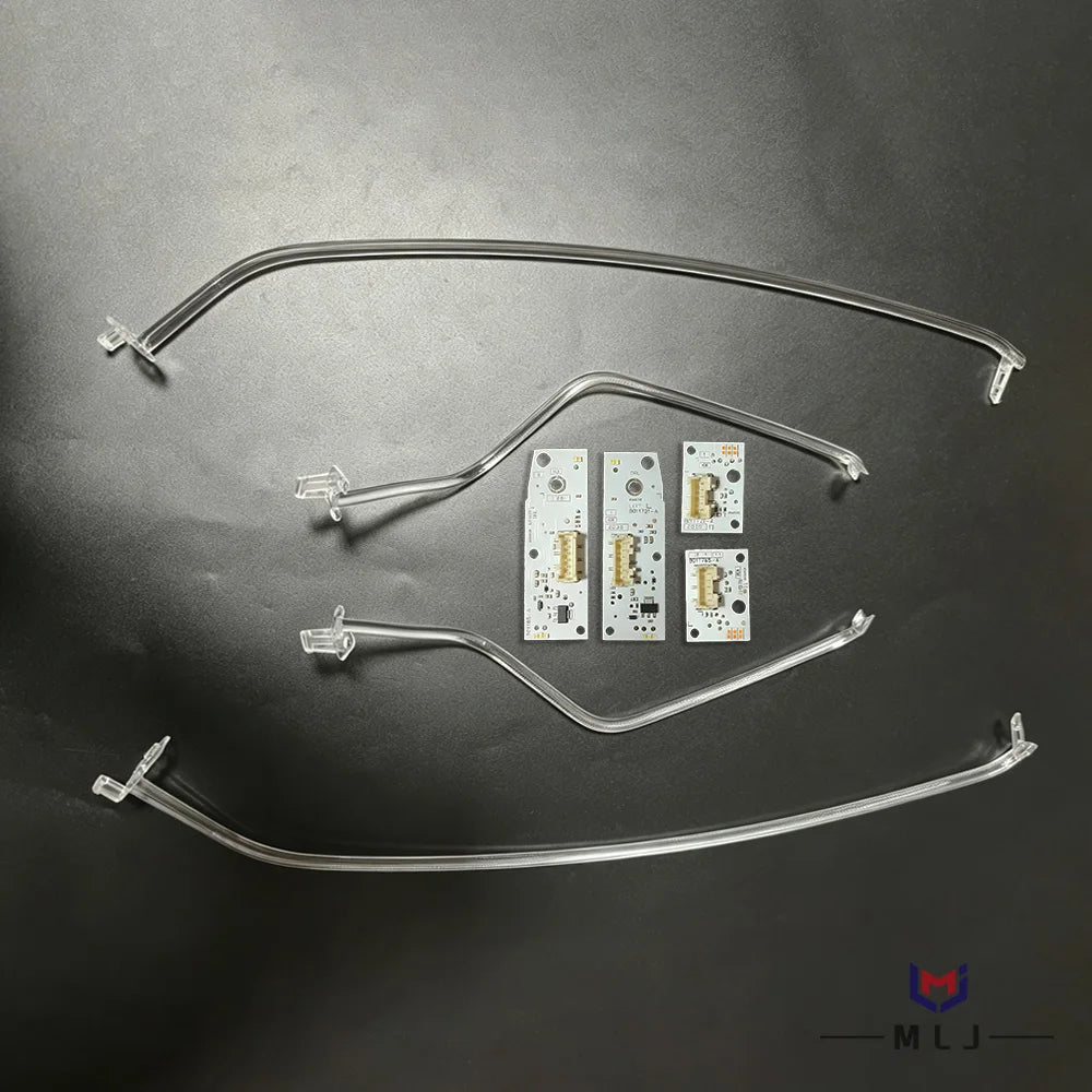 DRL Angel Eye Light Source Chip Board Light Guide Strip Tube Replacement For Audi Q2 2019-2022