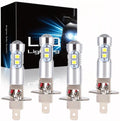 4/2Pcs H1 Super White LED Headlight Bulbs Kit High Low Beam 