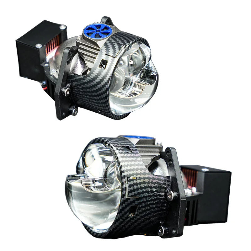 Carolyn H4 H7 Bi LED Car Lens Projector Headlights 9005 9006