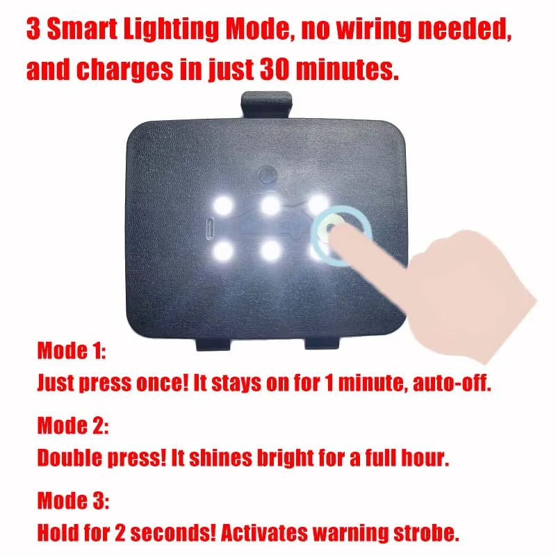 For BYD Seagull / Dolphin Mini / Dolphin Surf LED Trunk Tail
