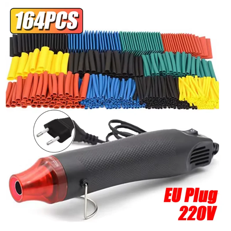1160/580/164PCS Heat Shrink Tubing Kit Wire Shrinking Wrap Connect Cable Cover Protection Electrical Insulation Repairs