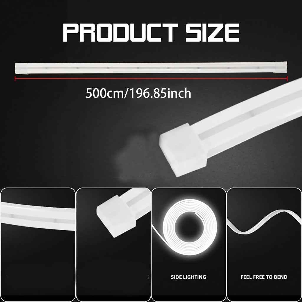 5m Universal Flexible LED Trunk Strip Interior Ambient Light