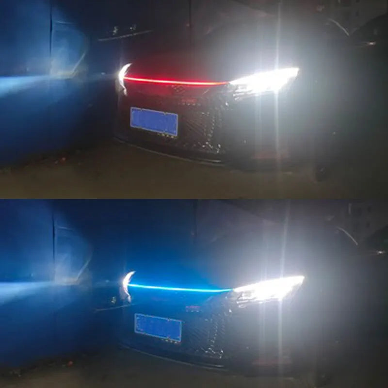 150CM 180CM Scan Starting LED Car Hood Light Daytime Running