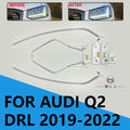 DRL Angel Eye Light Source Chip Board Light Guide Strip Tube Replacement For Audi Q2 2019-2022