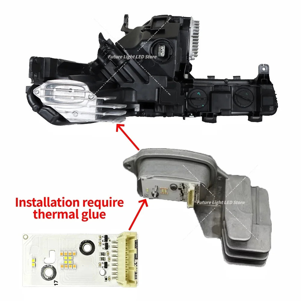DRL Chip Boards 10000061255-02 Full LED Headlight For Cadillac XT4 2018-2023