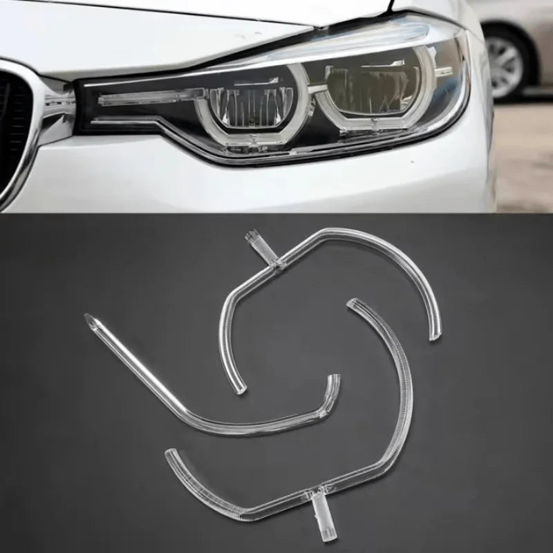 LED Headlight DRL Daytime Running Lights Guide Plate Pair for BMW F30 F35