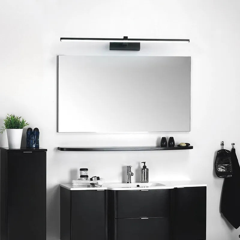 Led Mirror Lights Wall Lamps Bathroom Waterproof White Black