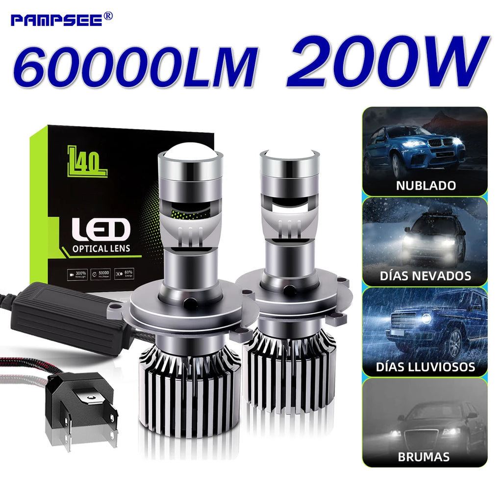 H7 LED Laser Lenses For Cars H10 9005 HB3 9006 HB4 H11 Mini 