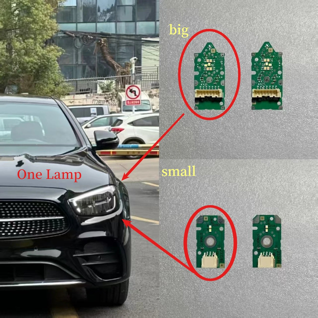 DRL Daytime Running Light & Turn Signal Module Chips LED Board for Mercedes W213 2021-2023