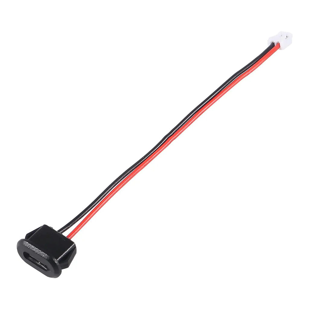 10PCS Type-C Female Chassis Waterproof 2P Solder Wire Type U