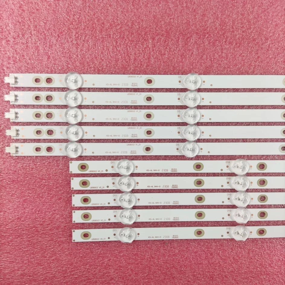 LED Backlight Strip for 58PUS6203/12 58PUS6504/12 58PUF6013 LB-GM3030-GJPHP585X11AA12-R L-2-T TPT580B5-U2T01D