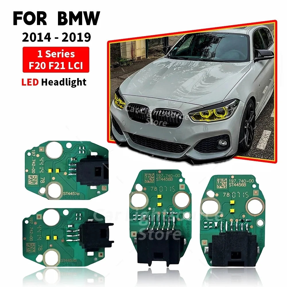 Angel Eyes LED DRL Boards For BMW 1 Series F20 F21 LCI 2016-2019 Car Headlight Daytime Running Lights Module