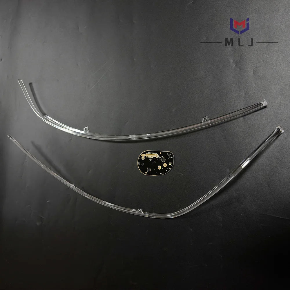 DRL Light Guide Tube Strips Light Source Chips PCB Boards Spare Parts For Volkswagen ID.4 Cross 2021-2024