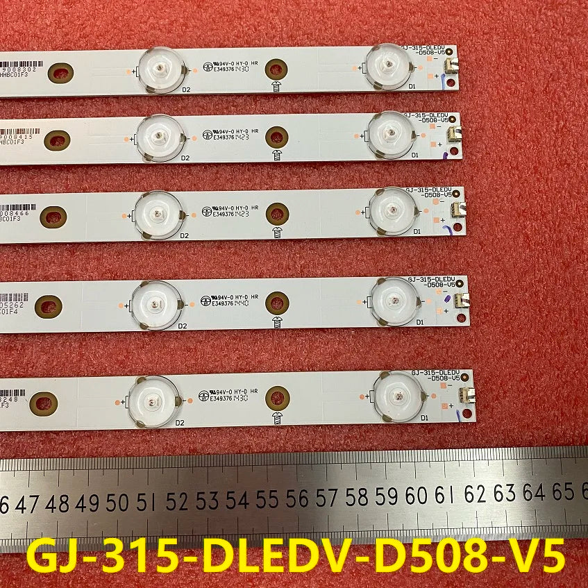 LED Backlight Strip for 5pcs/set LED backlight strip 8LED for Vizio M322i-B1 GJ-315-DLEDV-D508-V5 U-PGHBCYZF4