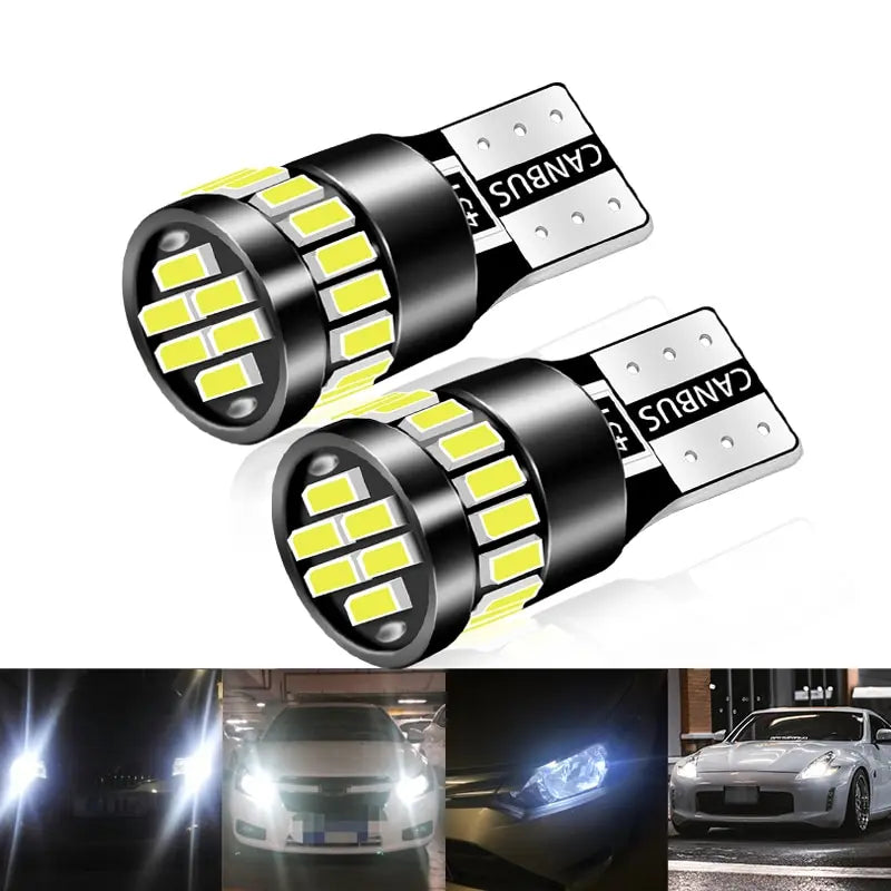 2x W5W T10 21SMD Led Bulbs Canbus Car Interior Light Bulbs P
