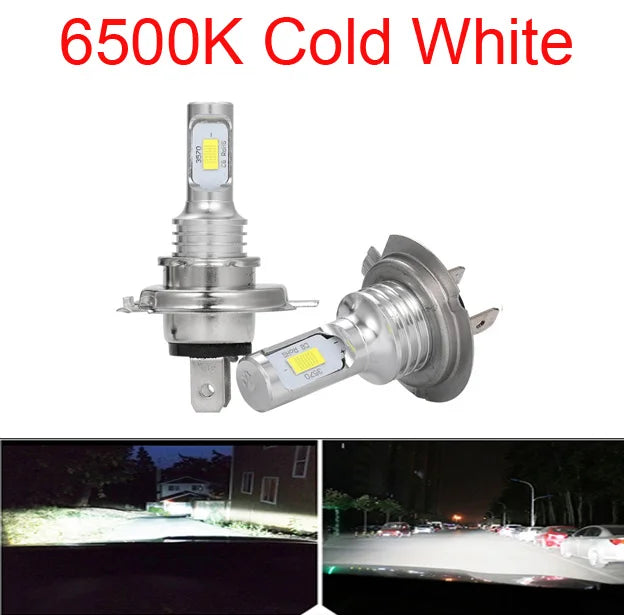 2Pcs 20000LM H7 H4 H8 H11 LED Headlight 9005 HB3 9006 HB4 CSP LED Headlamp Bulb 120W Turbo Auto Lamp 6000K 12V