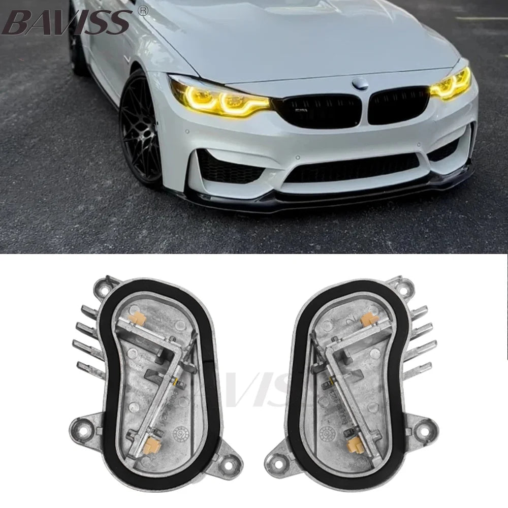 Led Headlight CSL Blue Red Yellow Angel Eyes DRL 63117493229 for BMW F36 F32 F80 2018-2020