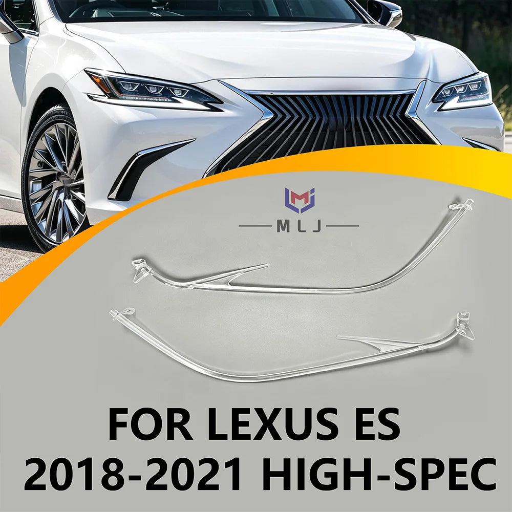 DRL Angel Eyes Acrylic Light Guide Strip Tube Headlight Replacement For Lexus ES Z10 2018-2021 High Spec for