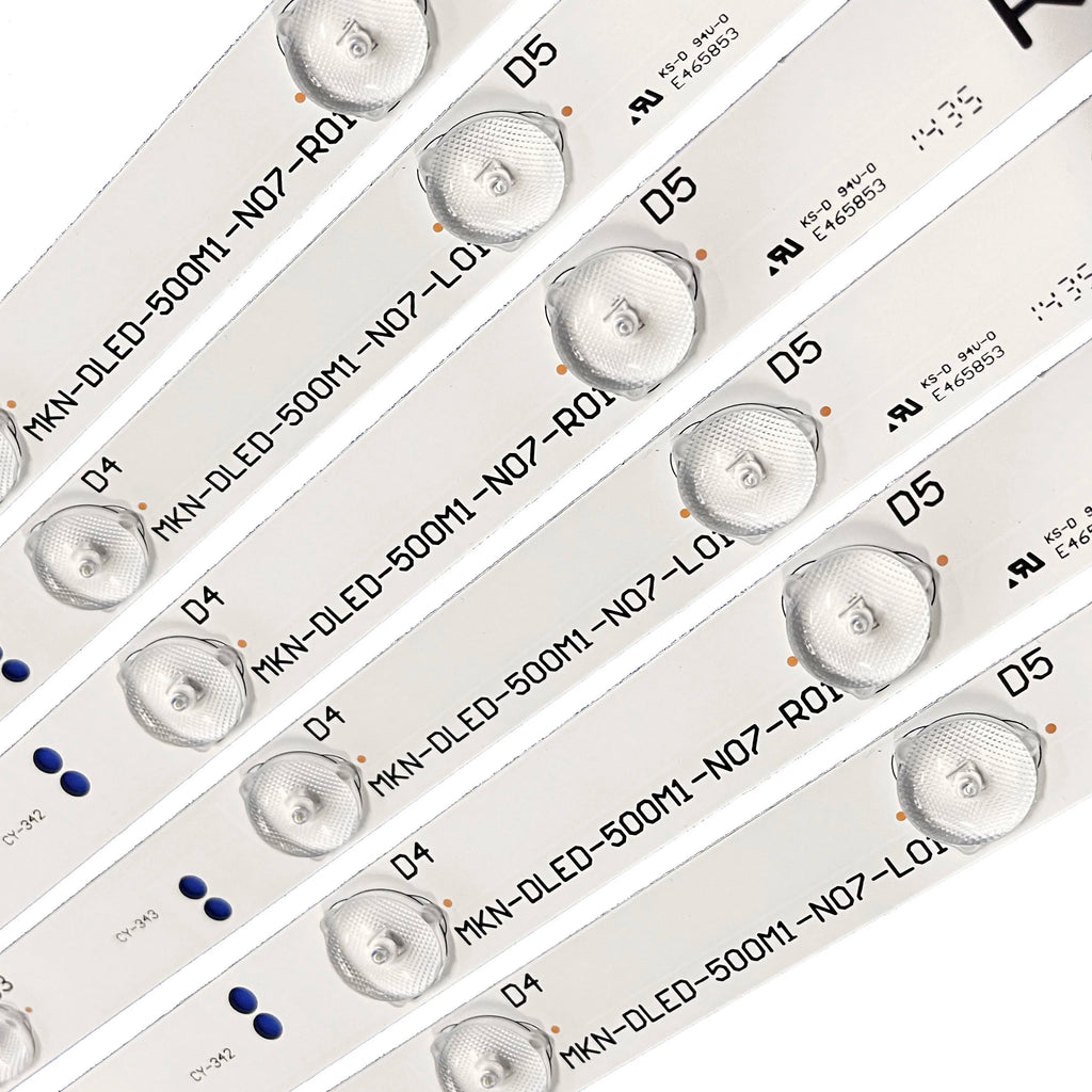 LED Backlight Strip for Kit 10pcs LED Backlight Strip For MAKENA 50 DE500M1NNAF-YA3 DE500M1NNAF Polaroid