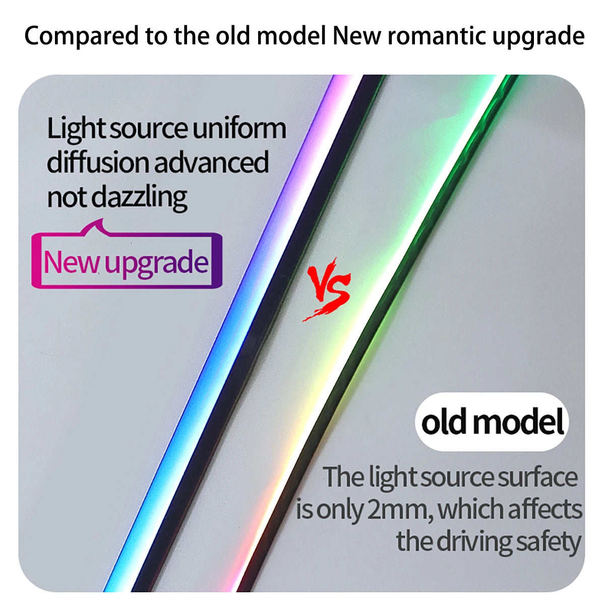 150cm Sunroof LED Strip Symphony Ambient Lamp RGB Car Roof P